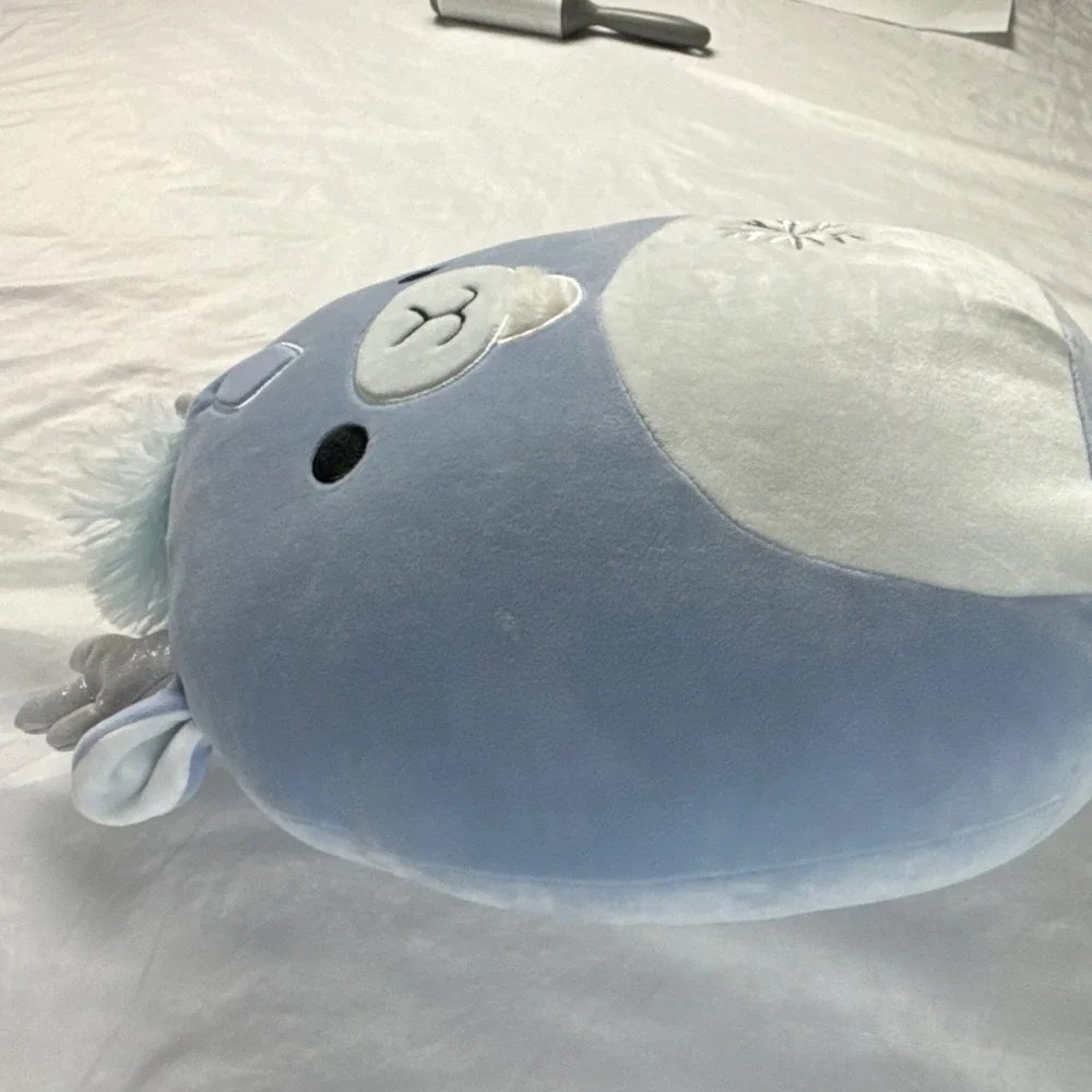 Squishmallows Polaris Blue Reindeer Plush 12 Inch #2947 Holiday Stuffed Animal N
